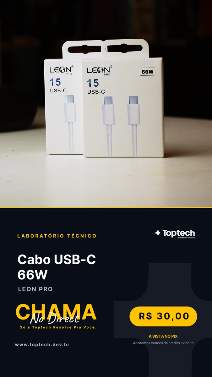 Cabo USB-C 66W Leon Pro