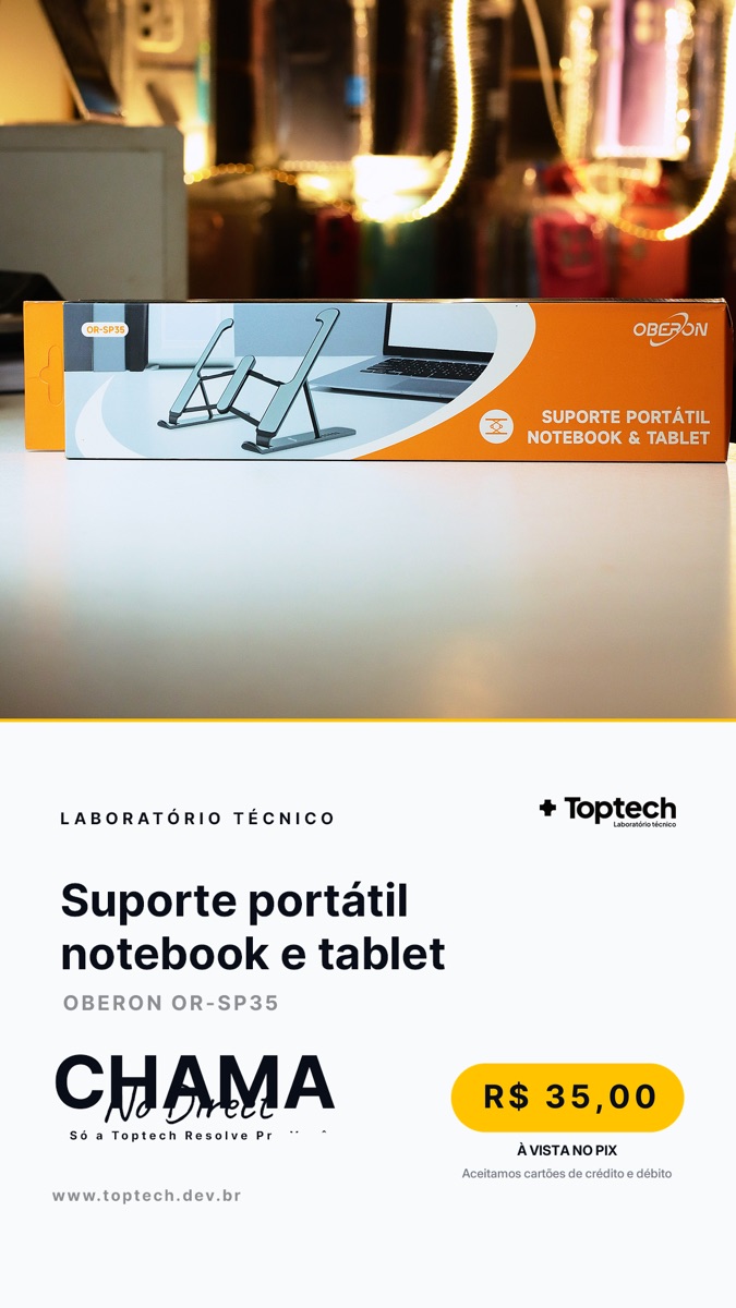 Suporte portátil notebook e tablet Oberon