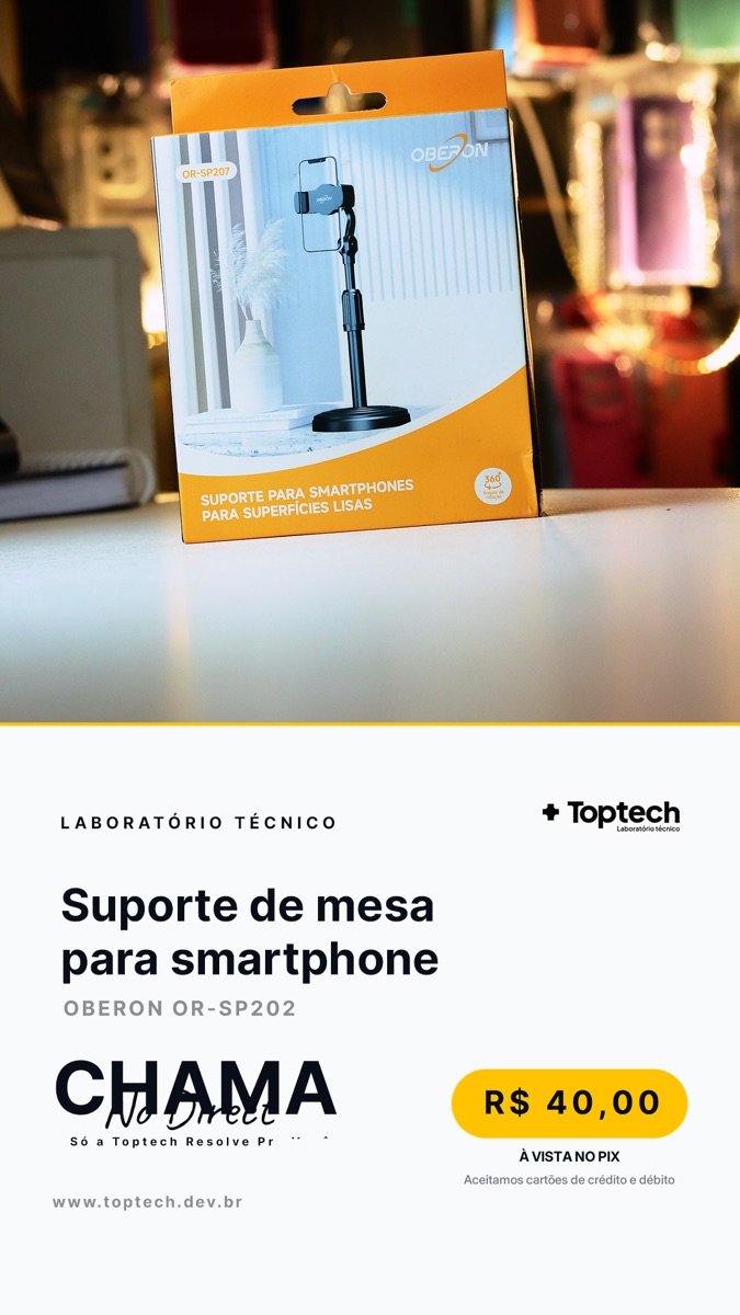 Suporte de mesa para smartphone Oberon