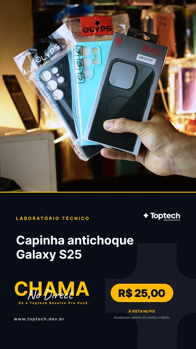 Capinha antichoque Galaxy S25