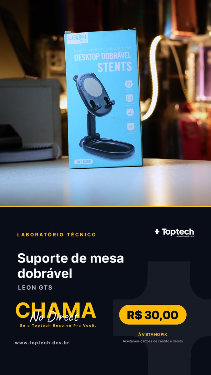 Suporte de mesa dobrável Leon GTS
