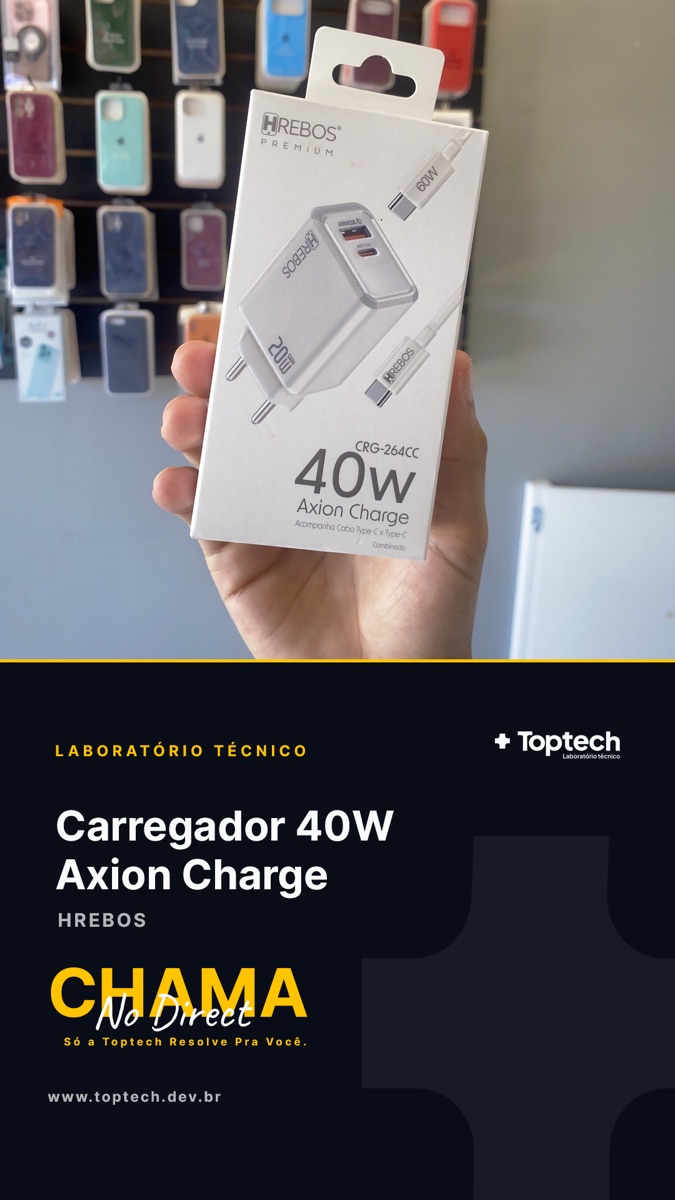 Carregador 40W Axion Charge Hrebos
